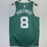 2023/24 Celtics PORAIGIS #8 Green NBA Jerseys 热压
