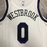 2023 Lakers WESTBROOK #0 White City Edition NBA Jerseys