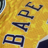 1996/97 Lakers BAPE×M&N #93 Yellow NBA Jerseys