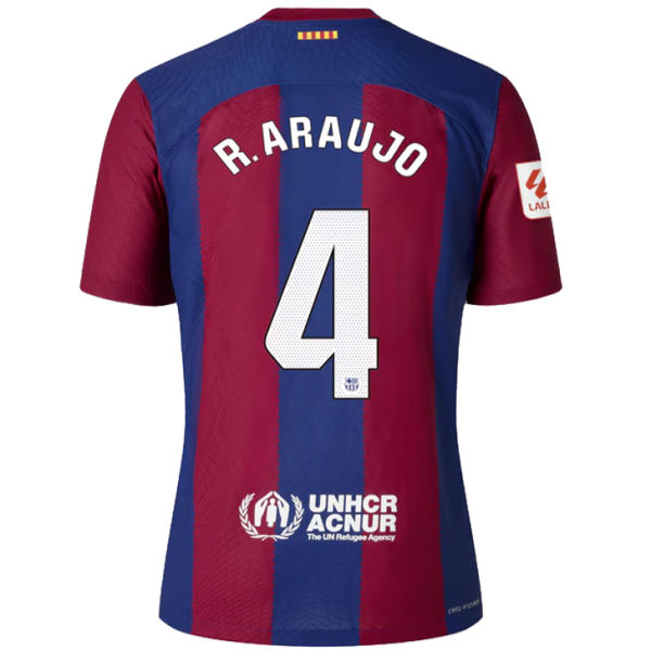 R. ARAUJO #4 BA 1:1 Quality Home Fans Jersey 2023/24 (LaLiga Font 西甲字体)