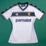 2002/03 Parma Away White Retro Soccer Jersey