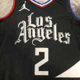 2023 Clippers LEONARD #2 Black NBA Jerseys