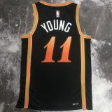 Eagles YOUNG #11 Black City Edition NBA Jerseys