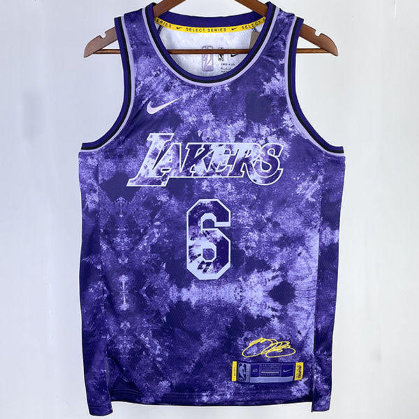 2023/24 Lakers PALL #1 Purple Honor Edition NBA Jerseys