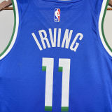 2023/24 Mavericks IRVING #11 Blue City Edition NBA Jerseys