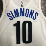 Nets SIMMONS #10 White City Edition NBA Jerseys