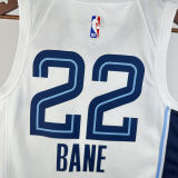 2024/24 Grizzlies BANE #22 White NBA Jerseys Hot Pressed