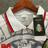 1998 Mexico Away Retro Long Sleeve Soccer Jersey