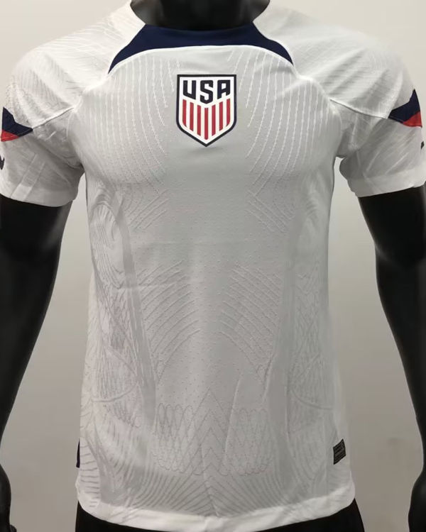 2022/23 U.S Home White Player Version Soccer Jersey