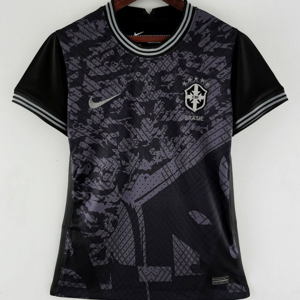 2022/23 Brazil Black Women Soccer Jersey