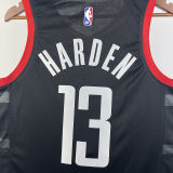 2023/24 Rockets HARDEN #13 Black NBA Jerseys