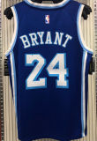 LA Lakers Bryant # 24 Blue NBA Jerseys Hot Pressed