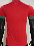 2022/23 Morocco Home Red Player Version Jersey