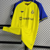 2022/23 Al Nassr Home Yellow Fans Soccer Jersey