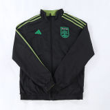 2023/24 Austin FC Green Black Reversible Windbreaker 双面奥斯汀