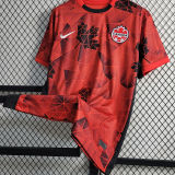 2023/24 Canada Home Red Fans Soccer Jersey