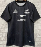 2022/23 All Blacks Black Training Rugby Shirt 全黑