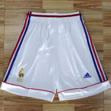 1998 France White Retro Shorts Pants