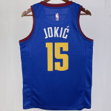 2023/24 Nuggets JOKIC #15 Blue NBA Jerseys