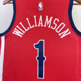 2023/24 Pelicans WILLIAMSON #1 Red NBA Jerseys