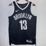 2023/24 Nets HARDEN #13 Black NBA Jerseys