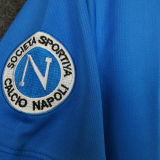 1987/88 Napoli Home Blue Retro Soccer Jersey