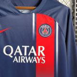 2023/24 PSG Home Blue Long Sleeve Jersey