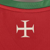 2006 Portugal Home Retro Long Sleeve Soccer Jersey