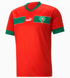ZIYECH #7 Morocco Home Red Fans Jersey 2022/23