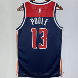 2023/24 Wizards POOLE #13 Sapphire Blue NBA Jerseys