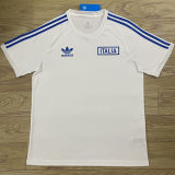 2024 Italy Away White Retro Style Jersey