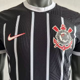 2023/24 Corinthians Away Black Player Version Soccer Jersey