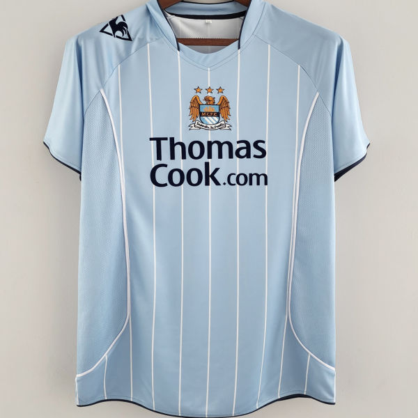 2007/08 Man City Home Blue Retro Jersey
