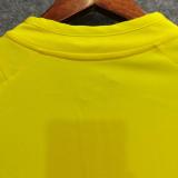 2002 Brazil Home Yellow Retro Soccer Jersey