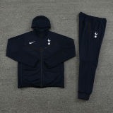 2024 TH FC Sapphire Blue Hoody Zipper Jacket Tracksuit