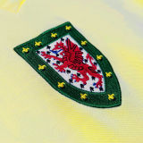 1976/79 Wales Away Yellow Retro Soccer Jersey
