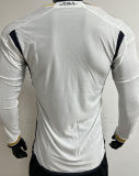 2023/24 RM Home White Player Version Long Sleeve Jersey