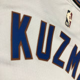 Wizards KUZMA #33 White Retro NBA Jerseys