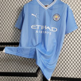 RODRIGO #16 Man City 1:1 Home Blue Fans Jersey 2023/24 (UCL Font)