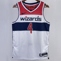 2023/24 Wizards WESTBROOK #4 White Home NBA Jerseys