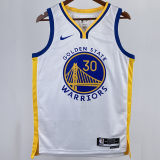2023/24 Warriors CURRY #2974 White NBA Jerseys