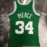 Celtics PIERCE #34 Green Retro NBA Jerseys 热压