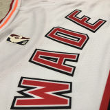 Miami Heat WADE #3 White Retro NBA Jerseys