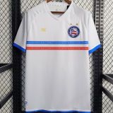 2023/24 Bahia Home White Fans Soccer Jersey