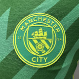 2023/24 Man City Goalkeeper Green Player Version Jersey