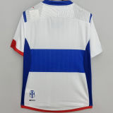 2009 CDUC Catholic Away White Retro Soccer Jersey