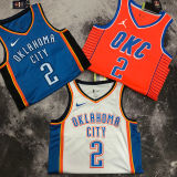 2023 Rockets GILGEOUS-ALEXANDER #2 Blue NBA Jerseys