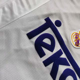 1997-1998 RM White Home Retro Soccer Jersey