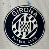 2023/24 Girona Away White Fans Soccer Jersey