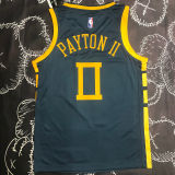 Warriors PAYTON II #0 Black NBA Jerseys